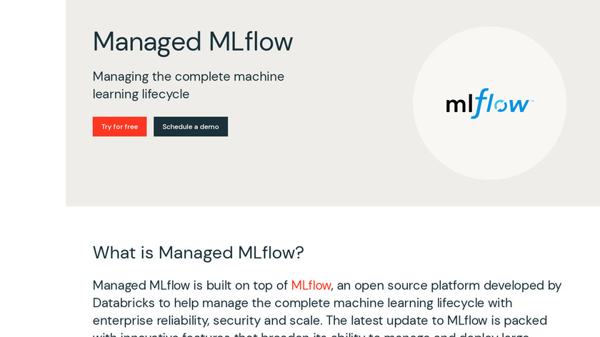 Managed MLflow Landing Page
