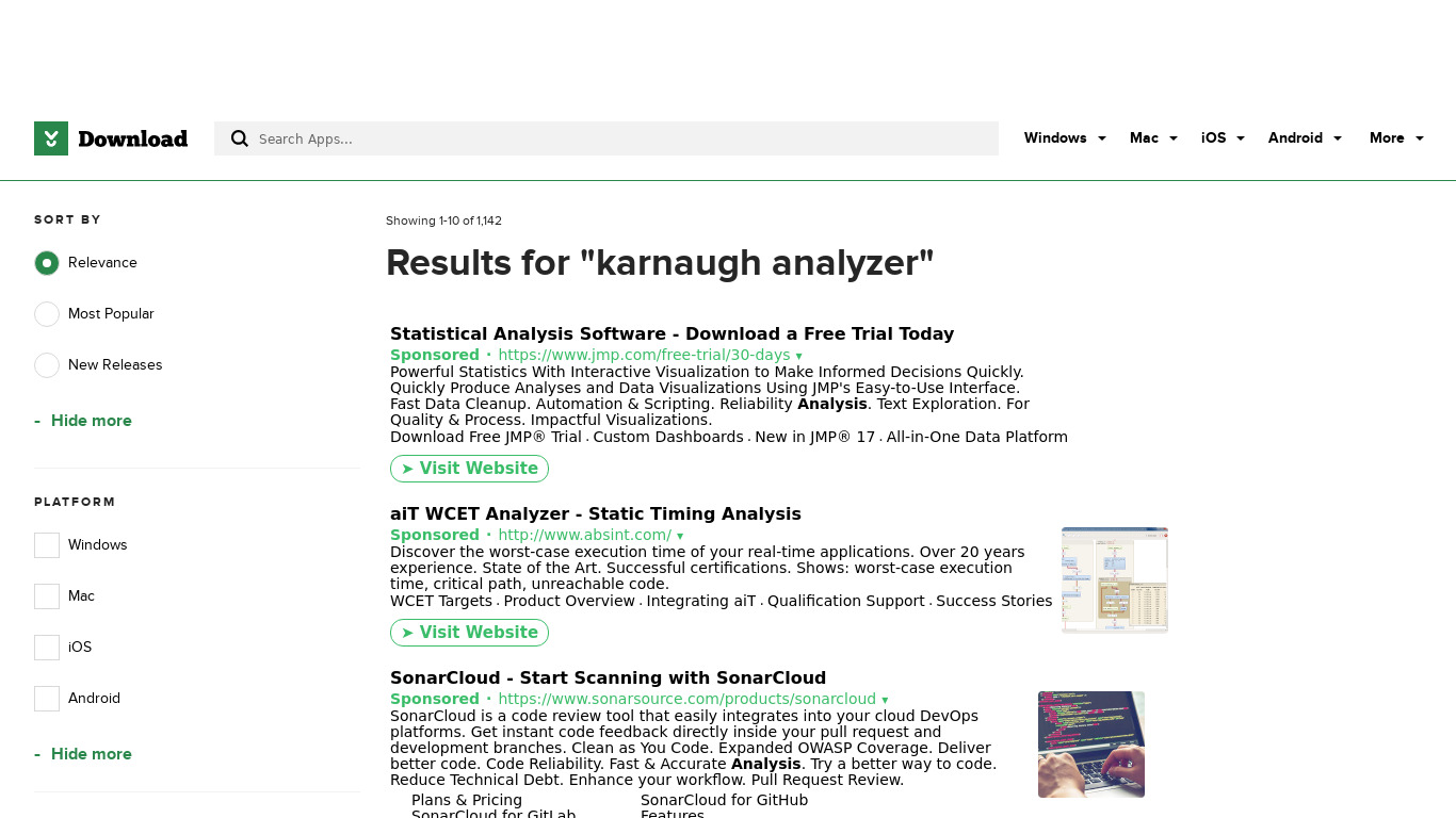 Karnaugh Analyzer Landing page