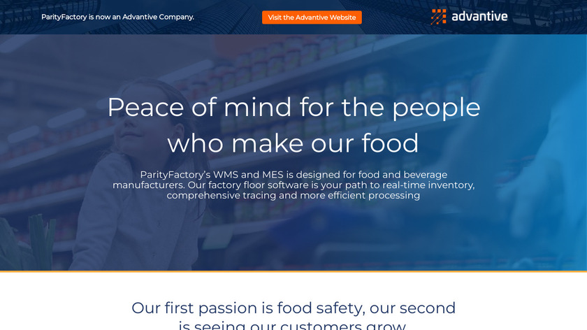 ParityFactory Landing Page