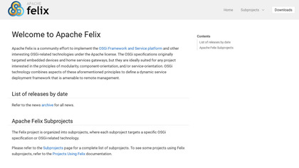 Apache Felix screenshot