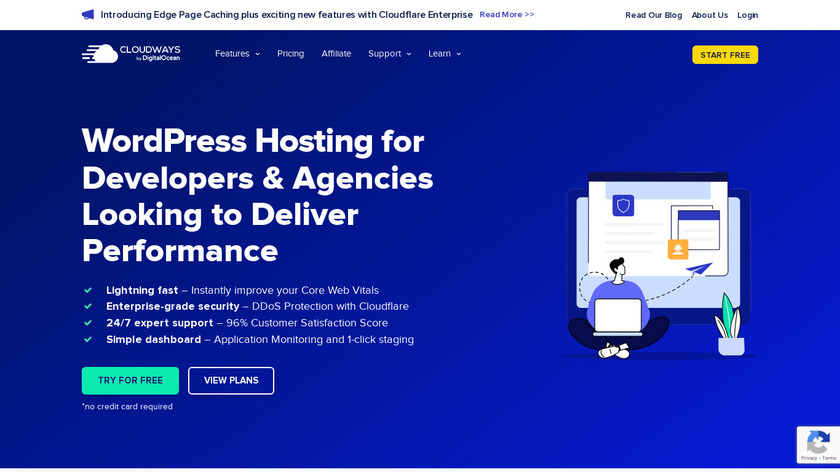 Cloudways WordPress Blueprint Maker Landing Page
