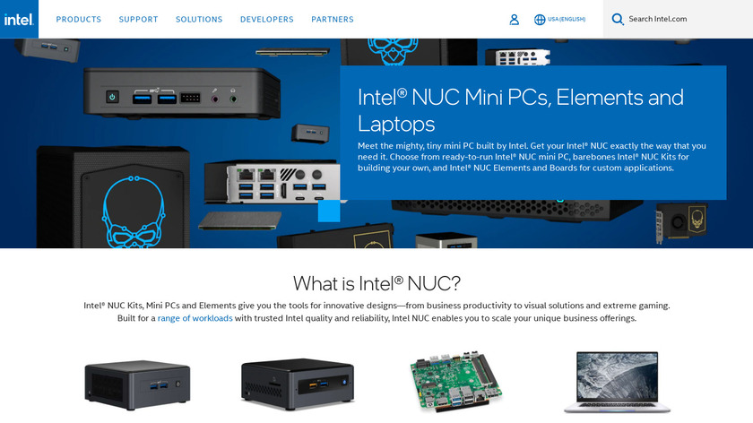 Intel NUC boards Landing Page