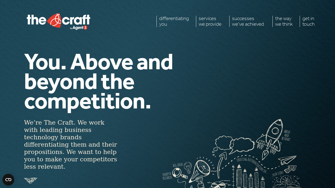 The Craft Consulting Landing page
