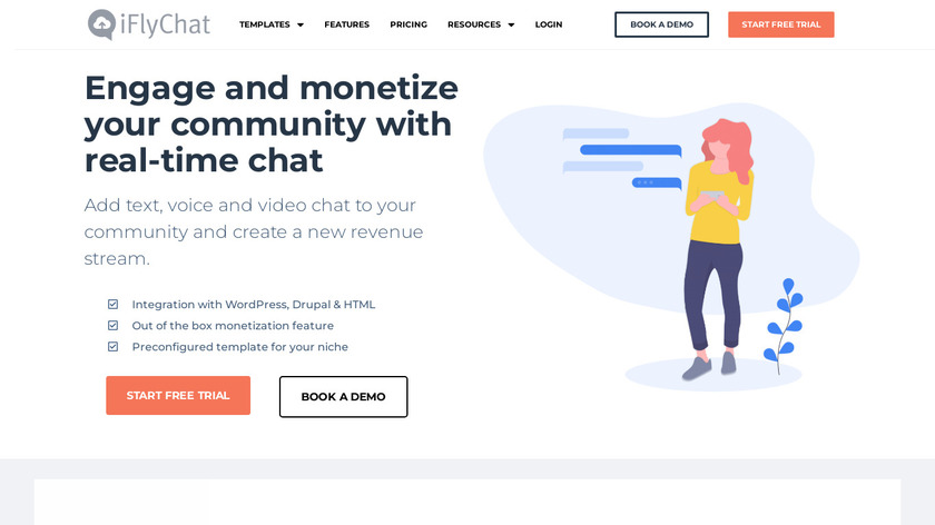 iFlyChat Landing Page