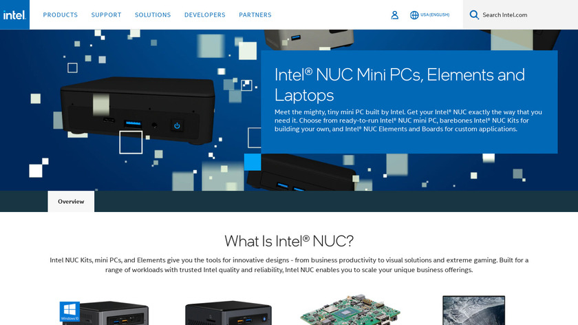 Intel NUC Landing Page