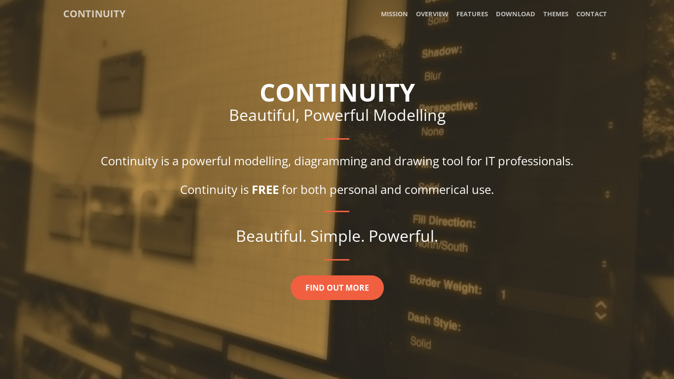 Continuity Landing page