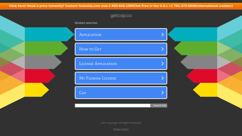Cap Landing Page