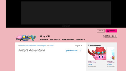 Kirby’s Adventure image