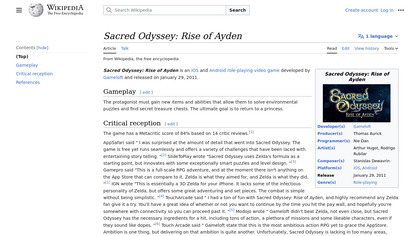 Sacred Odyssey: Rise of Ayden image