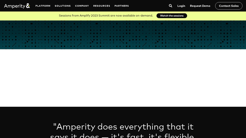 Amperity Landing Page