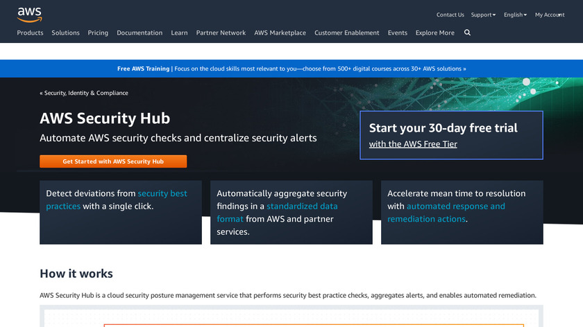 AWS Security Hub Landing Page