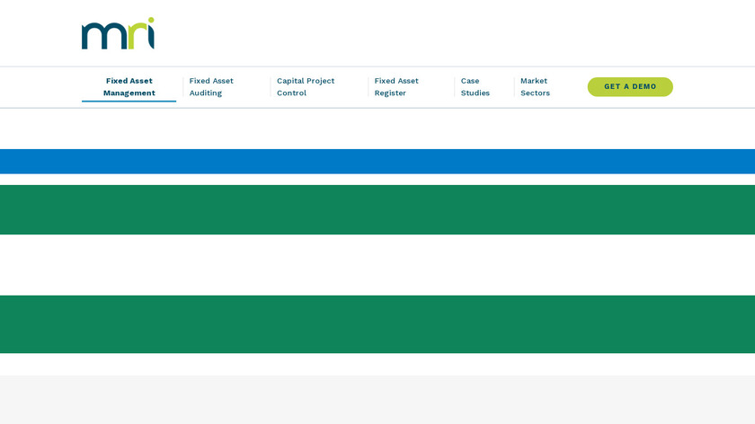 Real Asset Management CMMS Landing Page