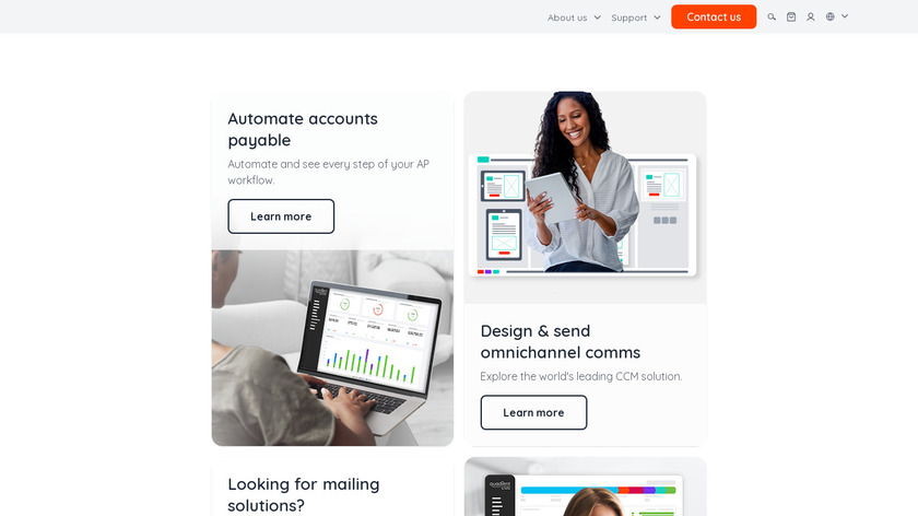 Quadient Landing Page