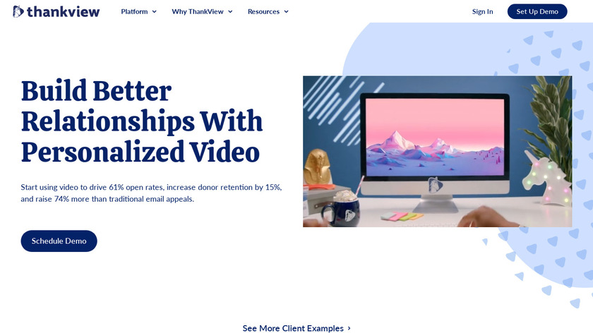ThankView Landing Page