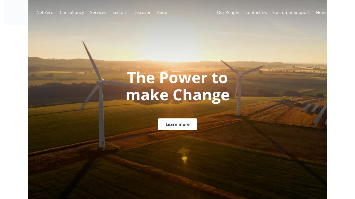 TEAM Energy Management Software Landing page