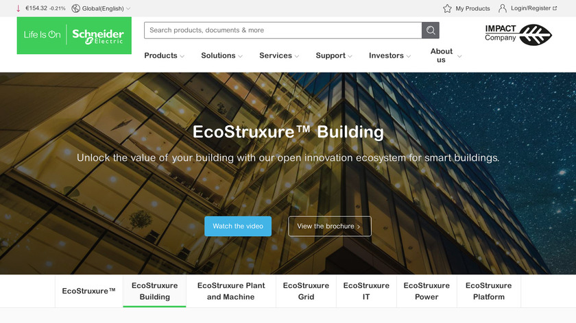 StruxureWare Landing Page