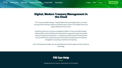 Integrity SaaS Treasury Management image