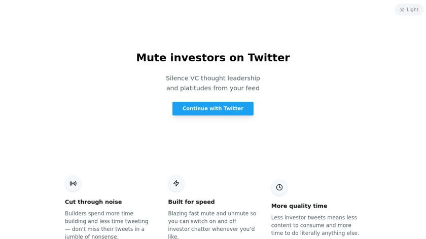 Mute.vc Landing Page