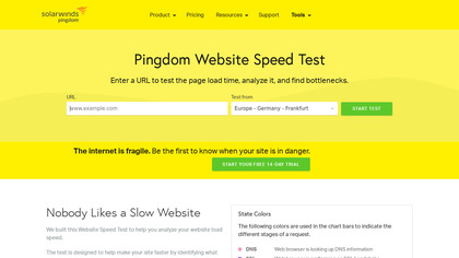 Website Speed Test by Pingdom image