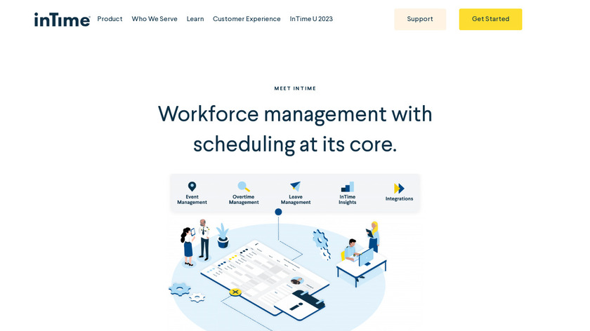 InTime Solutions Landing Page