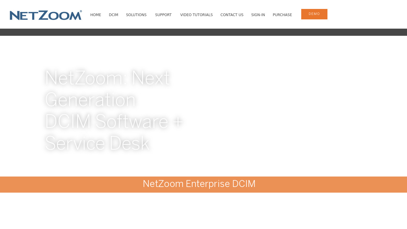 NetZoom Landing page