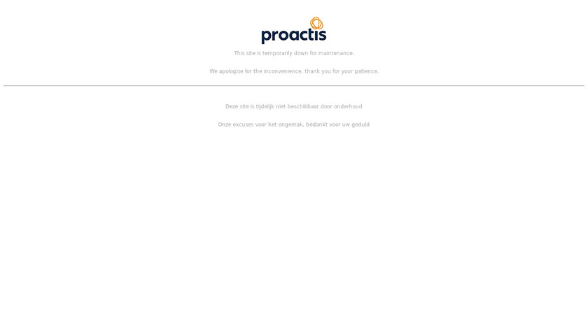 Proactis Sourcing Landing Page