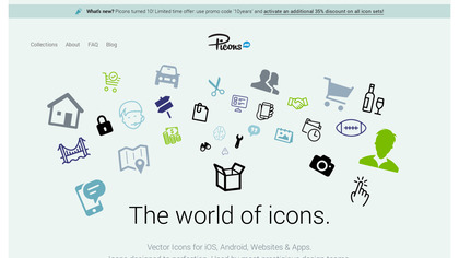 Picons Thin Iconset screenshot