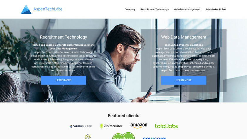 Aspen Tech Labs Landing Page