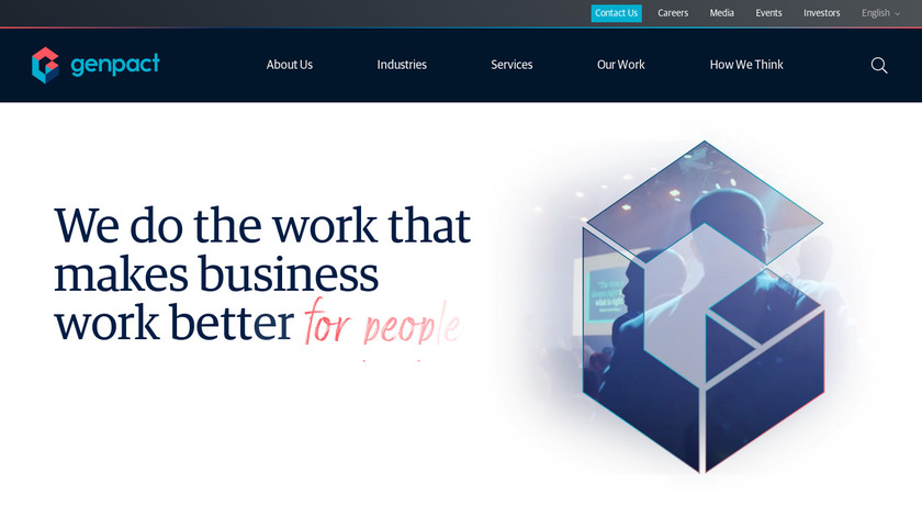 Genpact Landing Page