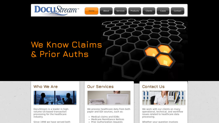 Docustream Landing Page