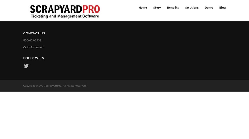 ScrapyardPro Landing Page