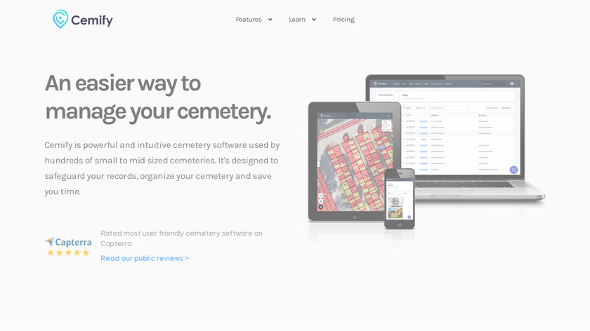 Cemify Landing Page
