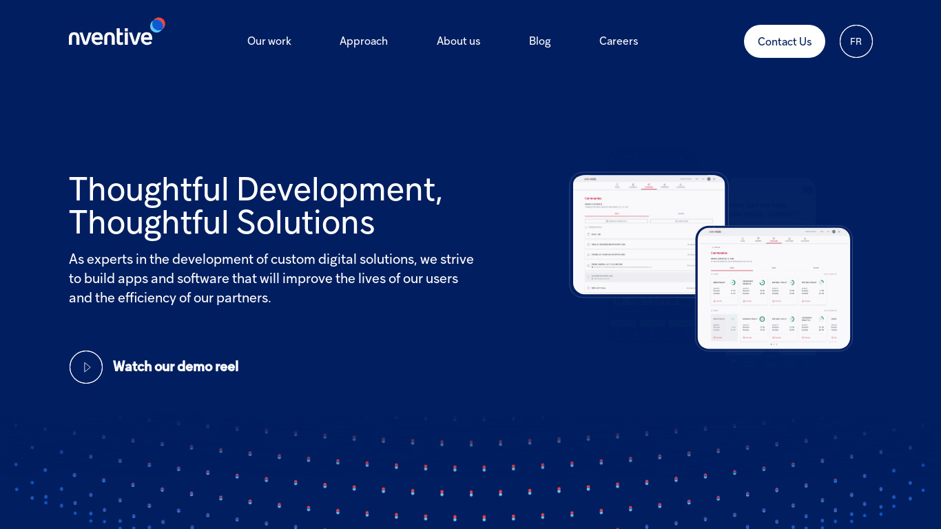 Cortex - App Development Company Landing page