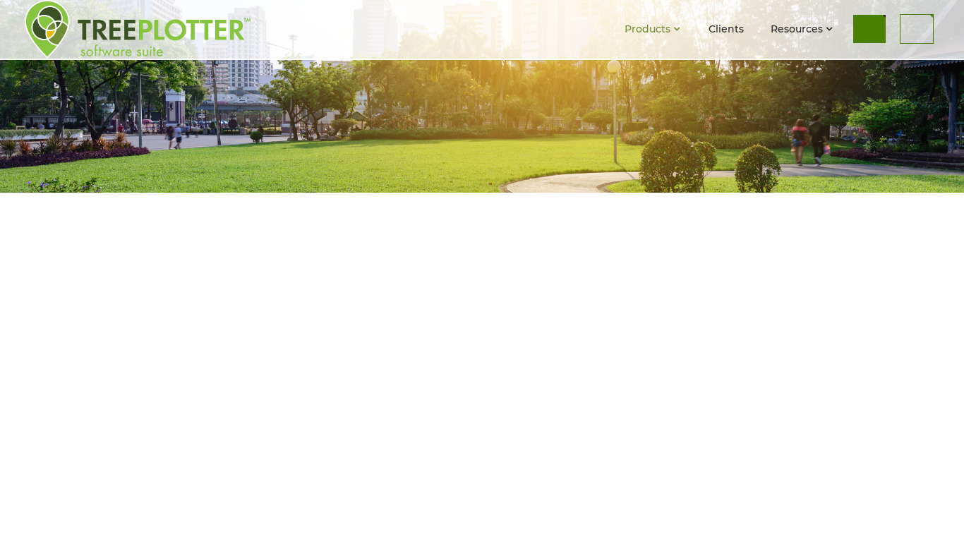 Parks Plotter Landing page