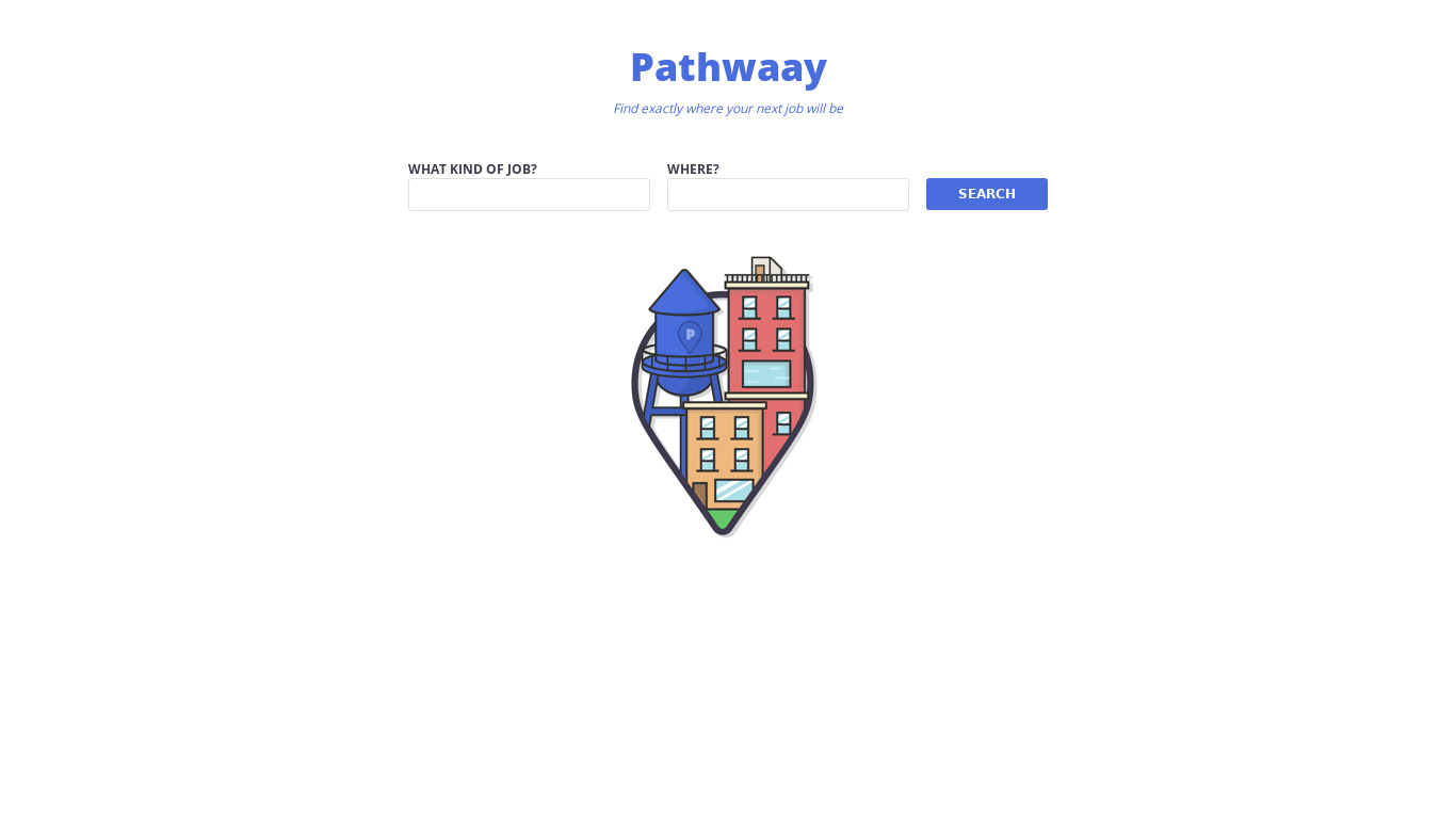 Pathwaay Landing page