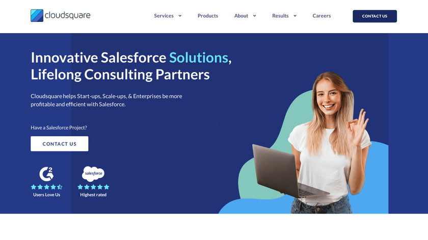 Cloudsquare Landing Page