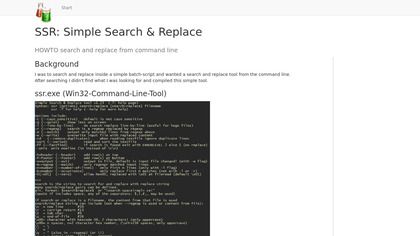 SSR: Simple Search & Replace image