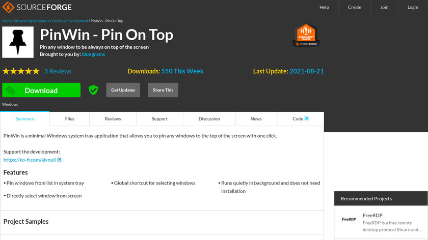 PinWin Landing Page