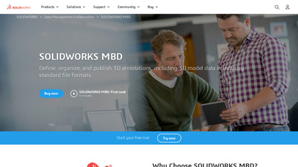 SolidWorks MBD image