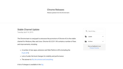 Chrome 42 image
