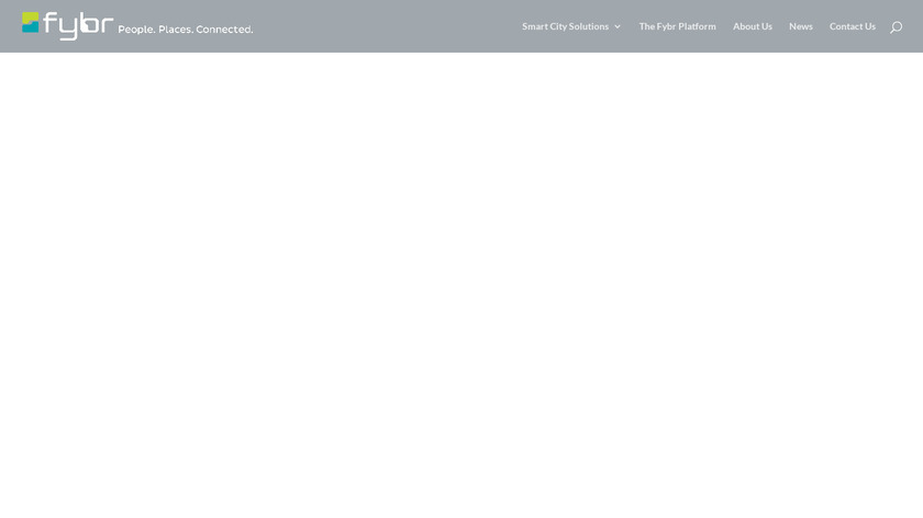 Fybr Platform Landing Page