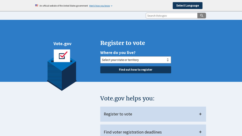nVotes Online Voting Landing Page