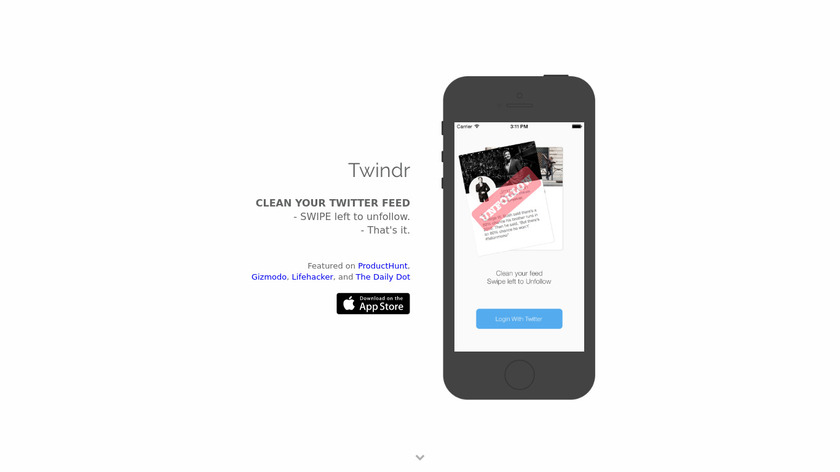 Twindr Landing Page