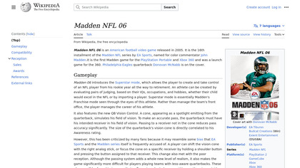 Madden NFL 06 image