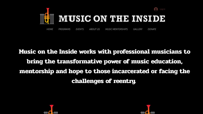 Music Inside Landing Page