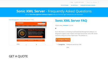 Sonic XML Server image