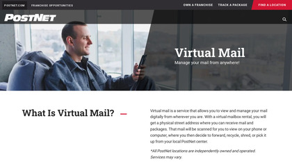PostNet Virtual Mail image