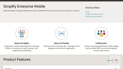 Oracle Mobile Hub screenshot