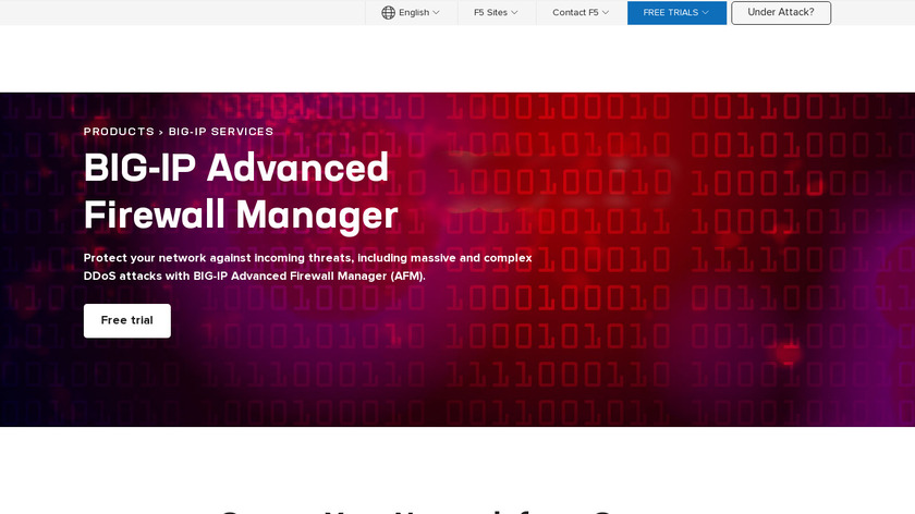 F5 Advanced Firewall Manager Landing Page