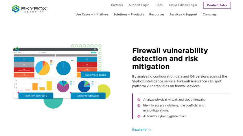Skybox Firewall Assurance Landing Page